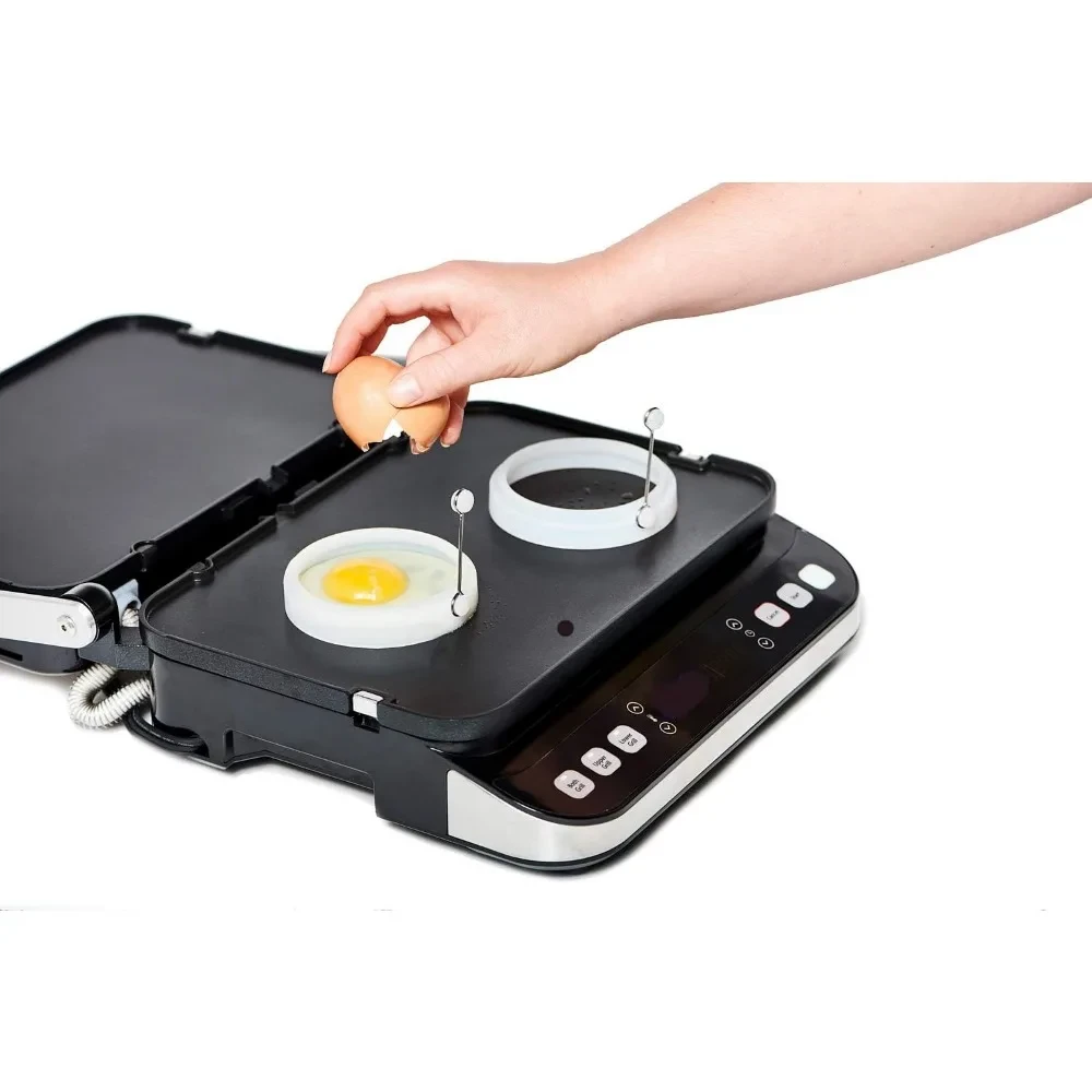 digital sandwich maker with multiple cooking functions for busy households