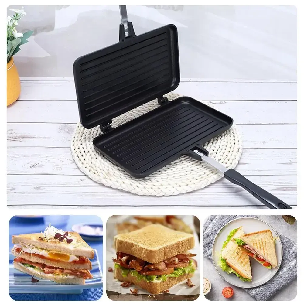 durable sandwich griddle with interchangeable plates