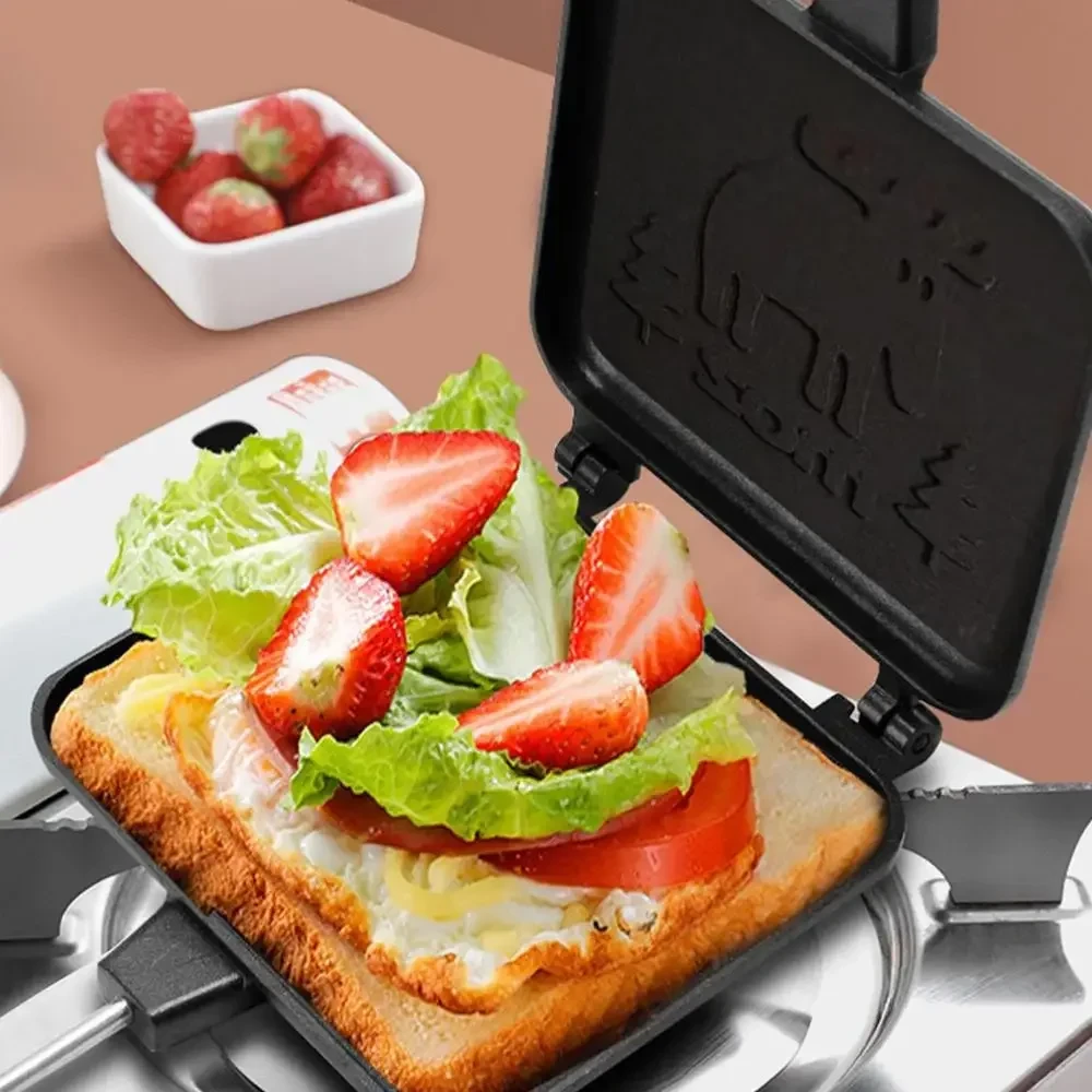 efficient sandwich and hot dog maker with adjustable temperature settings