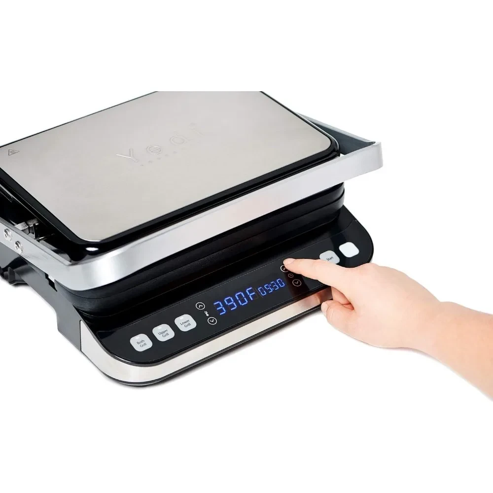 electric sandwich maker with removable plates for versatile cooking options