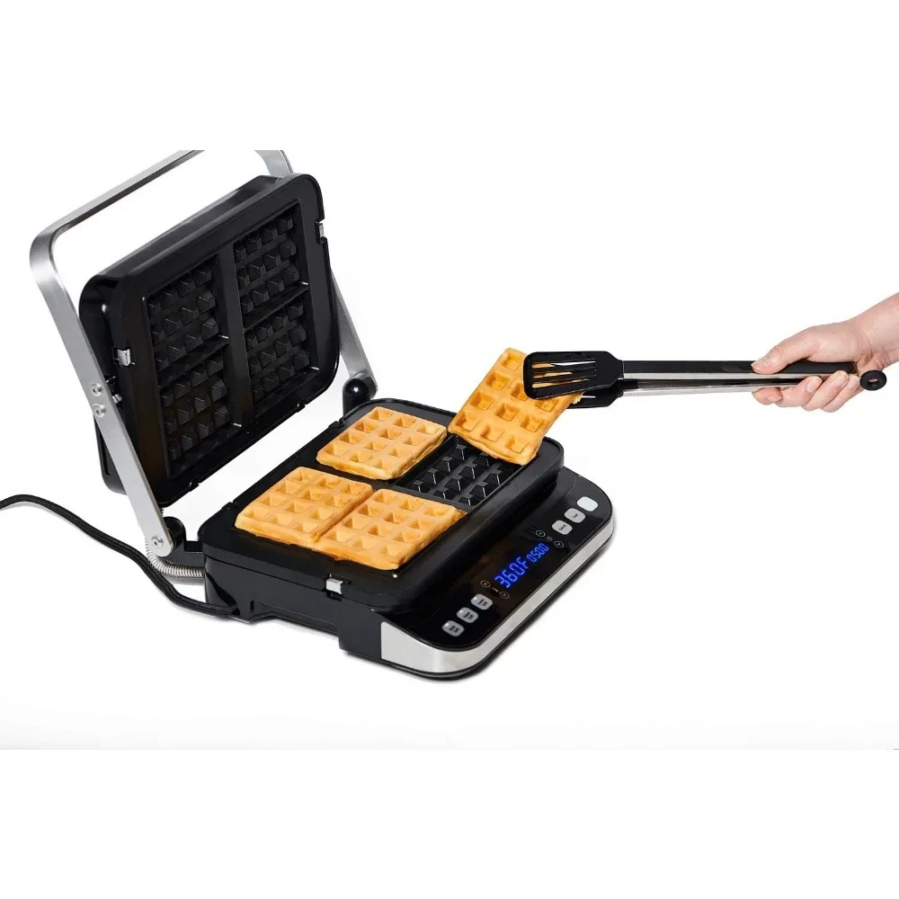 removable plate sandwich maker with digital controls for precise cooking